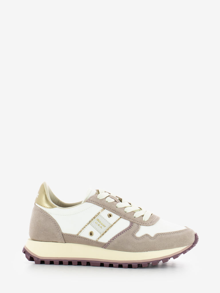 BLAUER - Sneakers W in nylon white / nude