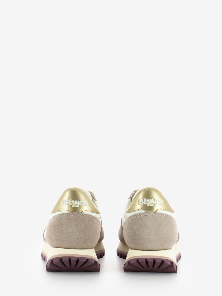 BLAUER - Sneakers W in nylon white / nude