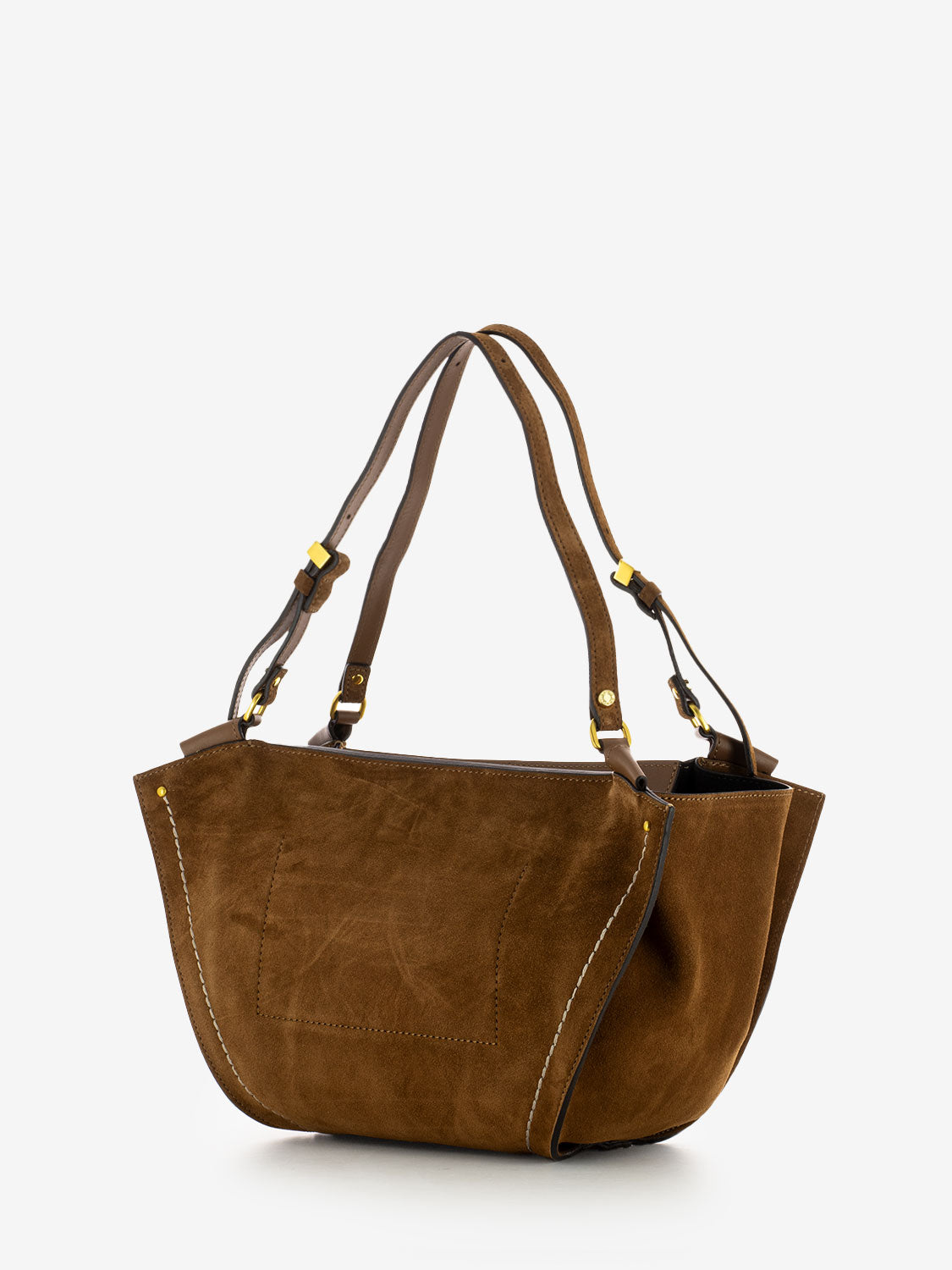 Borsa Bloom in pelle cognac