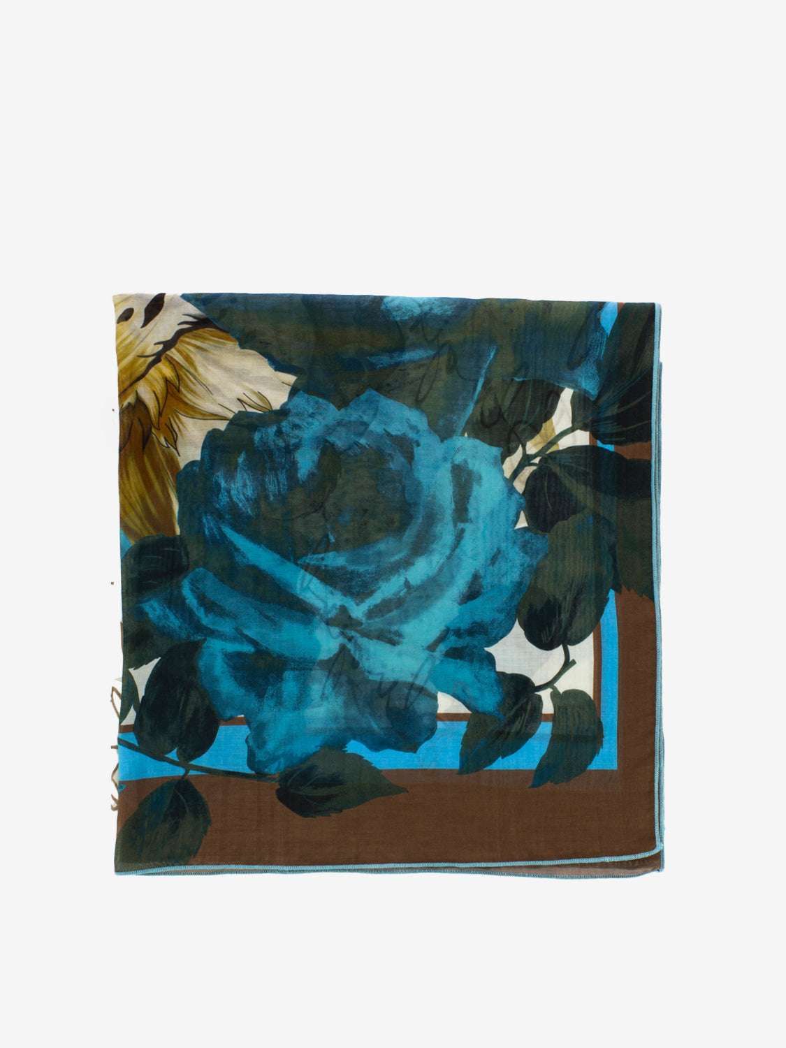 Foulard stampa animalier e rose argan oil