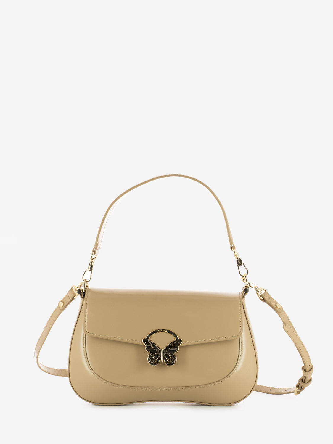 Medium cappuccino crossbody bag