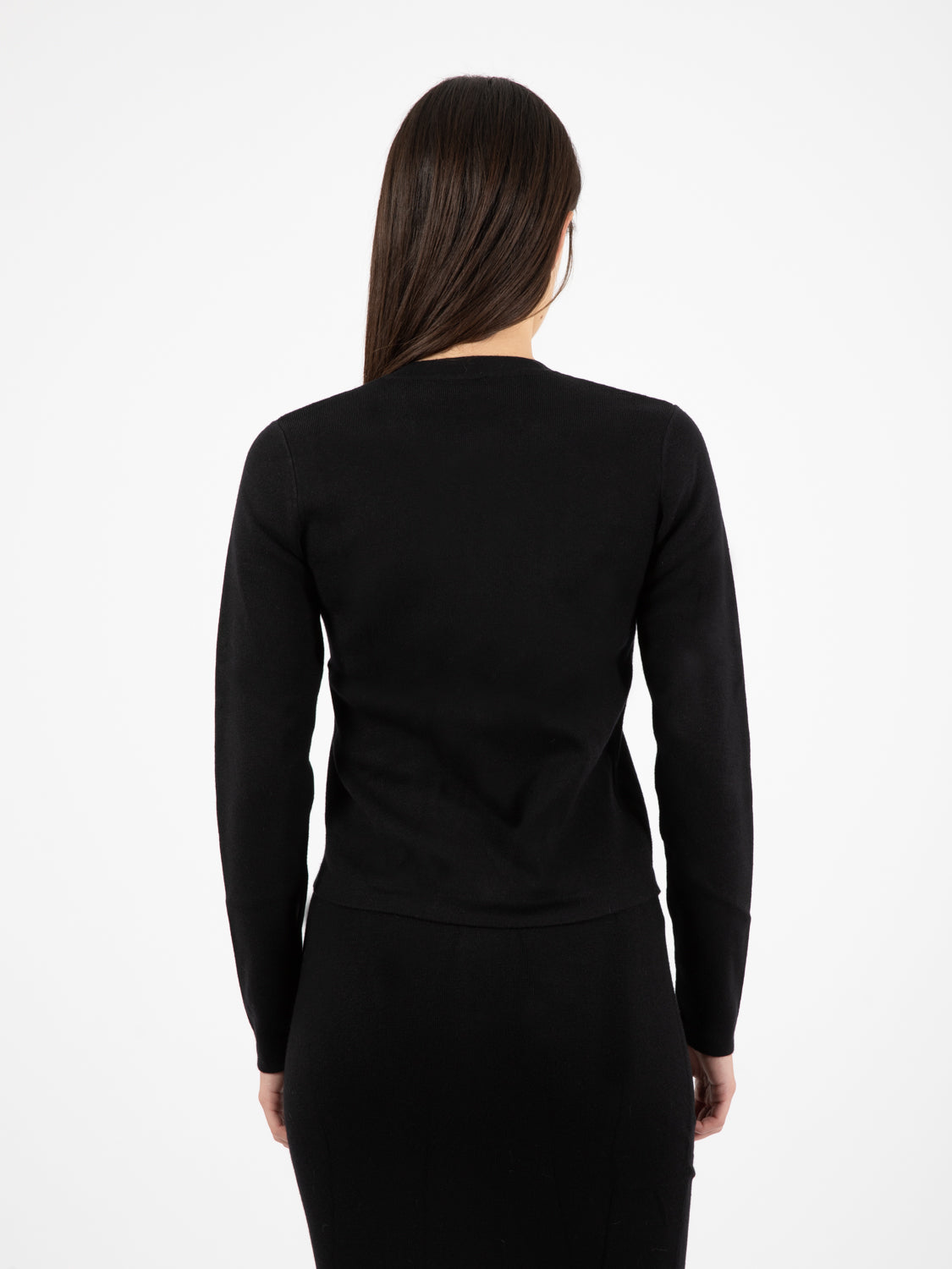 Black Cardigan with Pockets