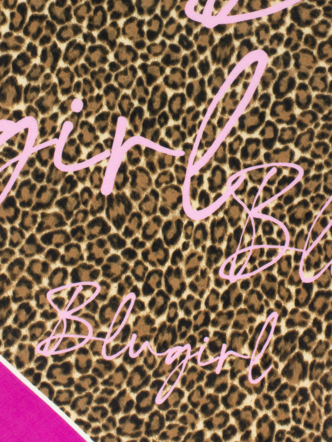 Purple pink animal print scarf