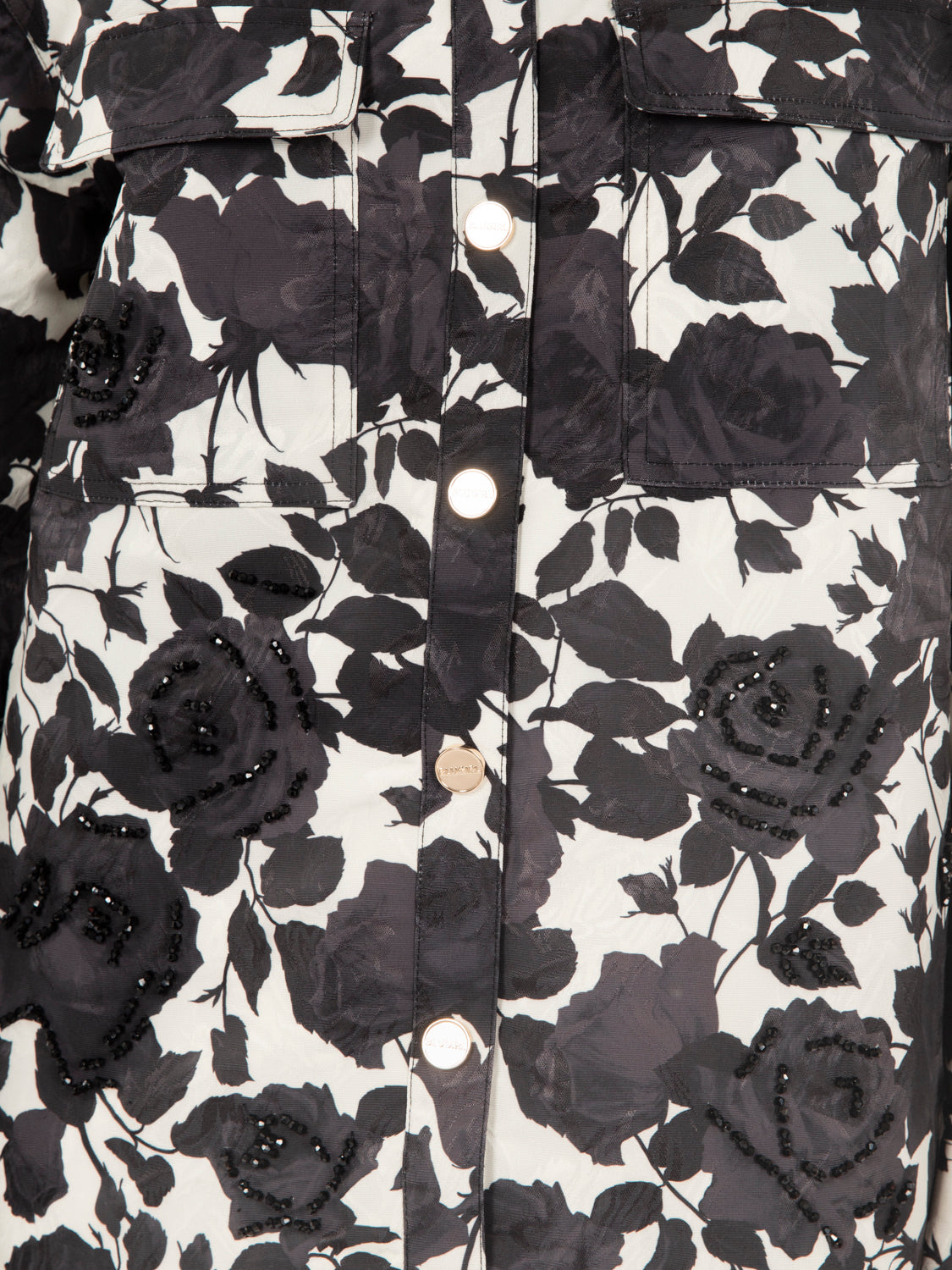 Giacca Field jacquard rose bianco / nero