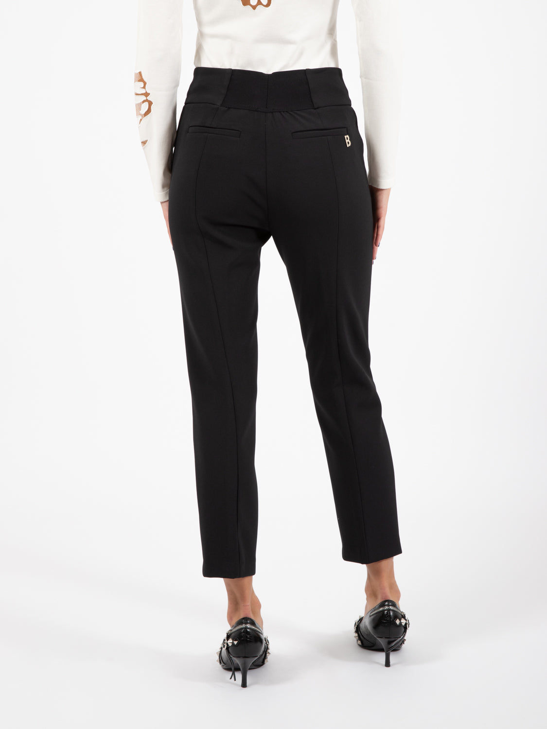 Black cigarette pants