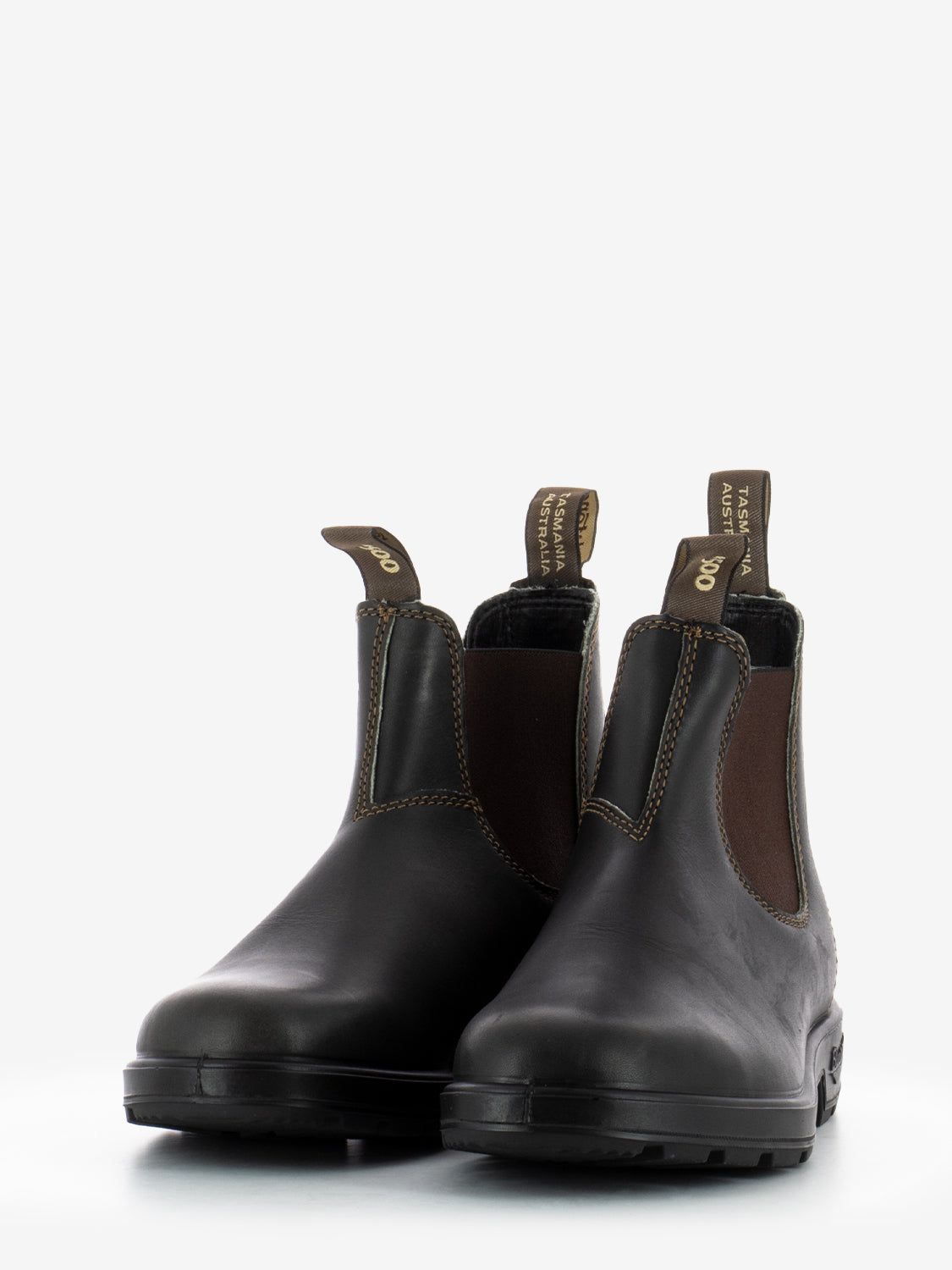 500 elastic sided boot brown