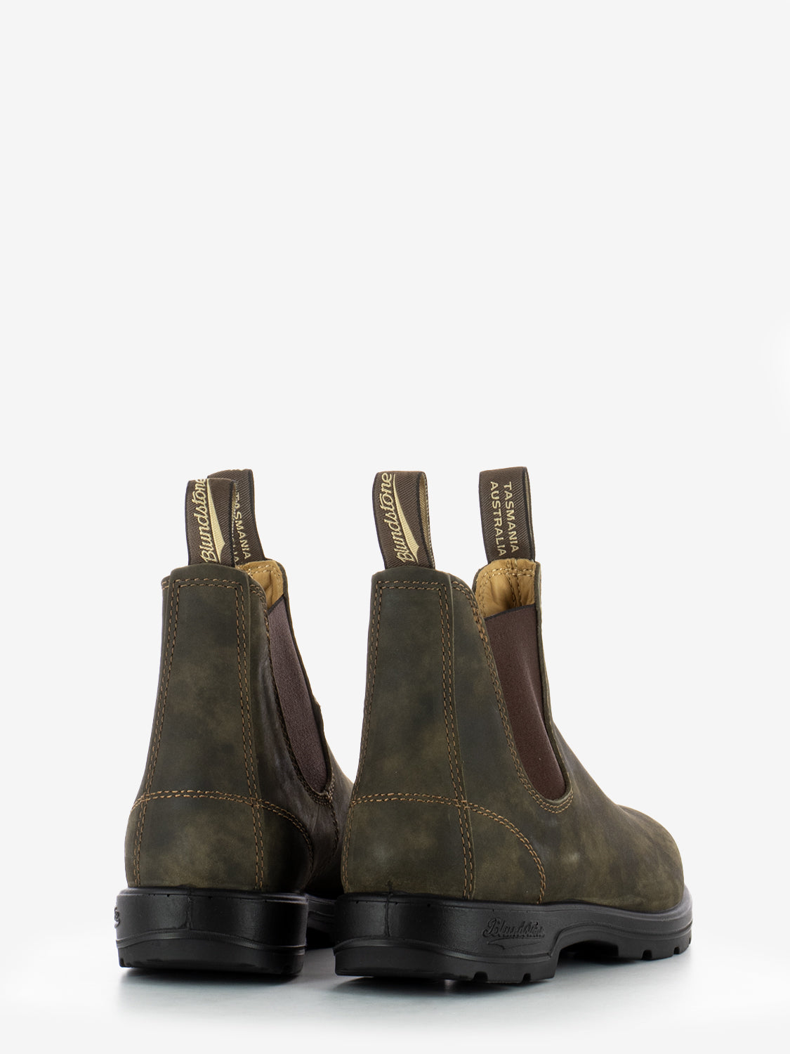 585 elastic sided boot rustic brown