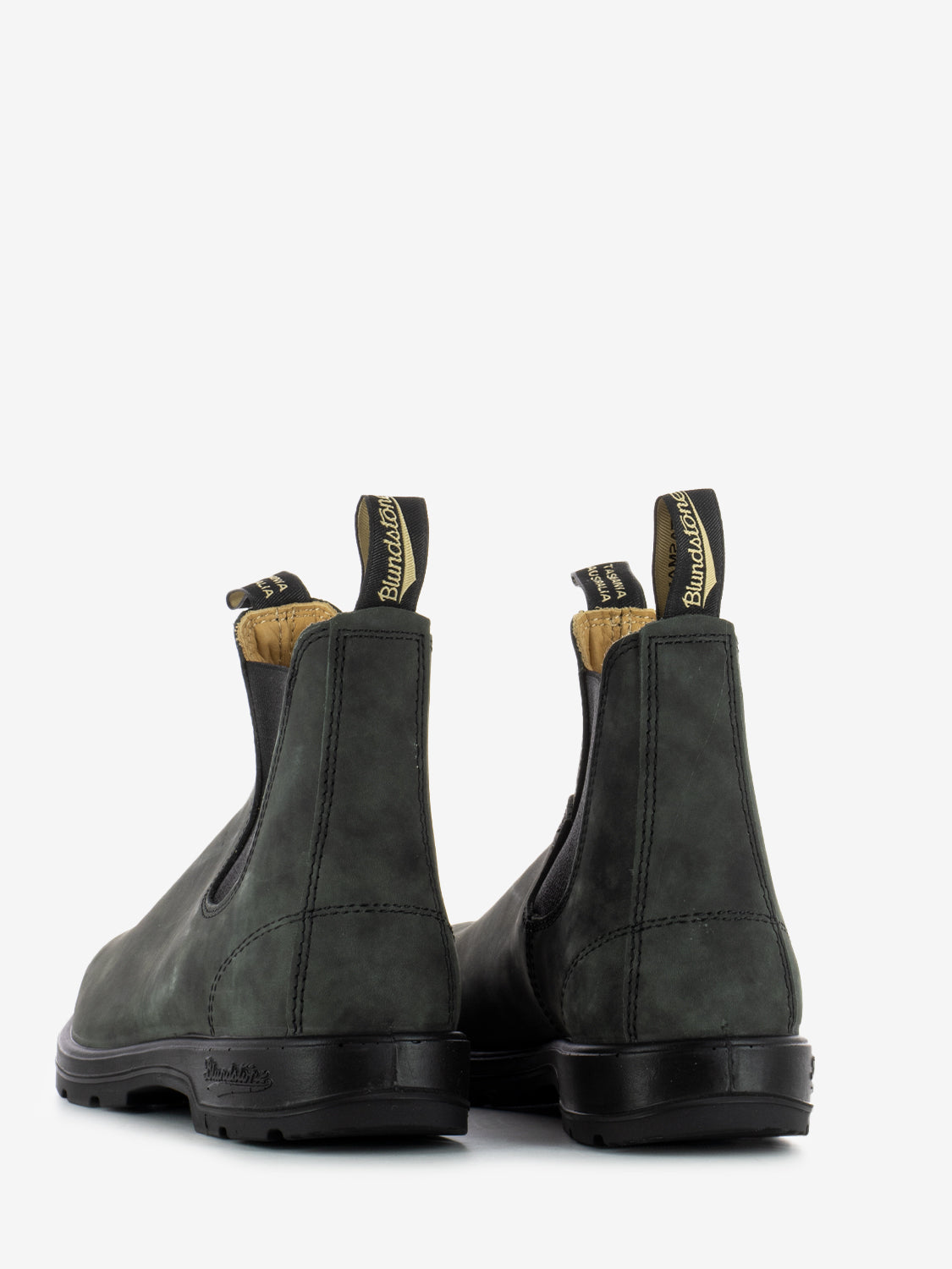587 elastic sided boot rustic black