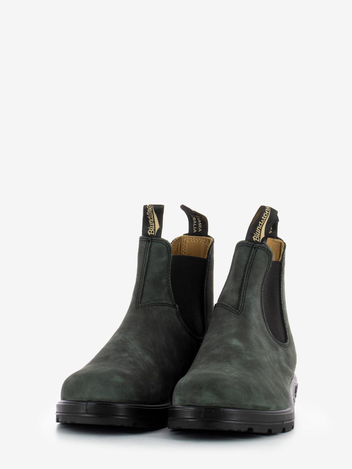 587 elastic sided boot rustic black