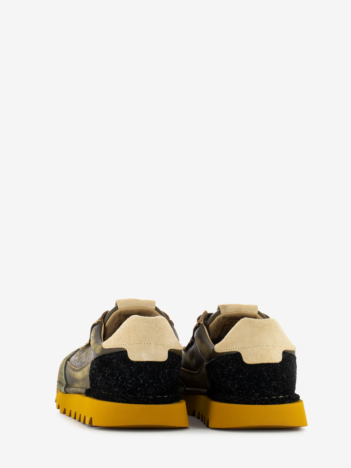 Scarpe in pelle militare / noce
