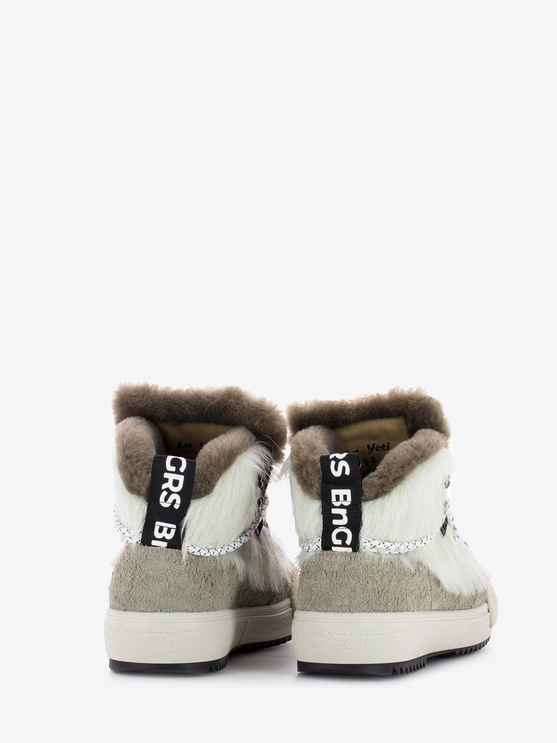 Sneakers La Yeti cavallino bianca / beige