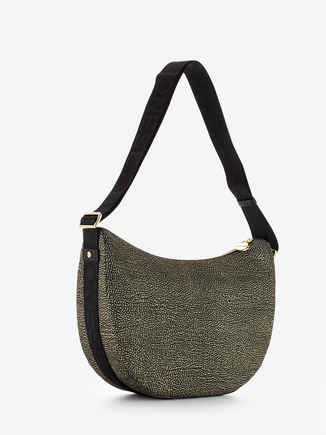 Eco line Luna bag middle naturale / nero