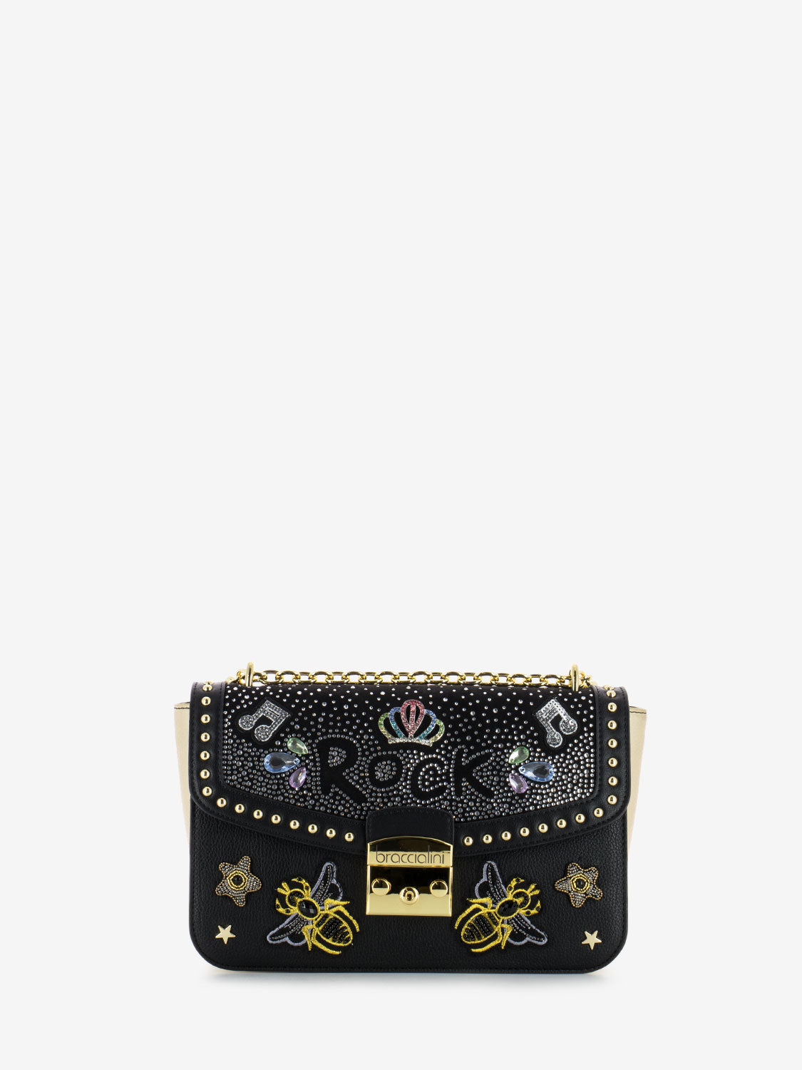 Borsa a tracolla Rock black