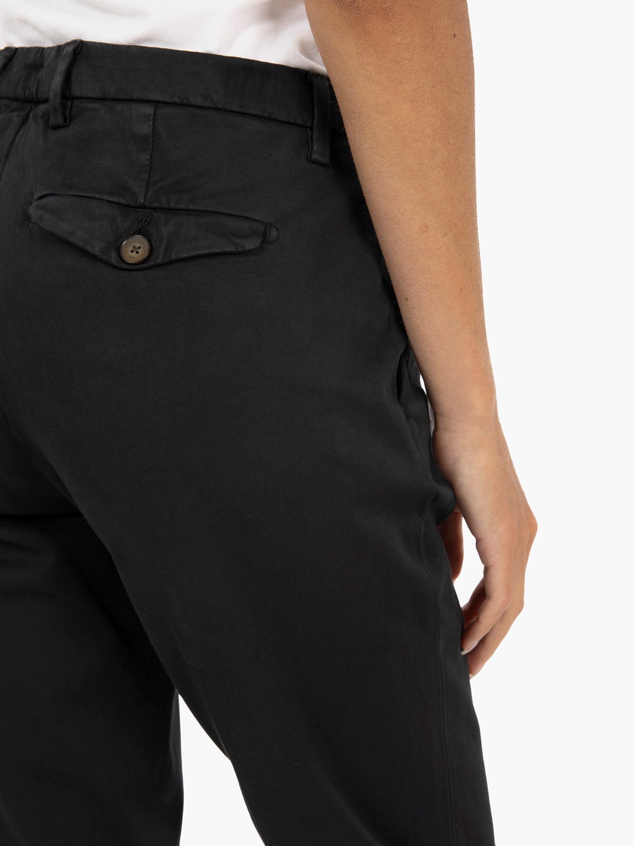 Nicole black cigarette trousers