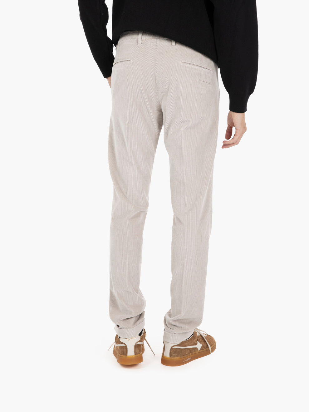 Yute velvet trousers with flounce
