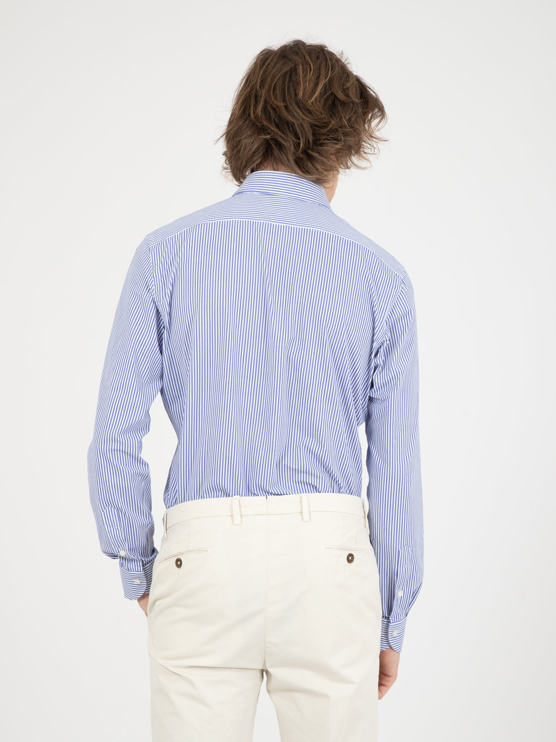Camicia active tailor fit bianco / blu