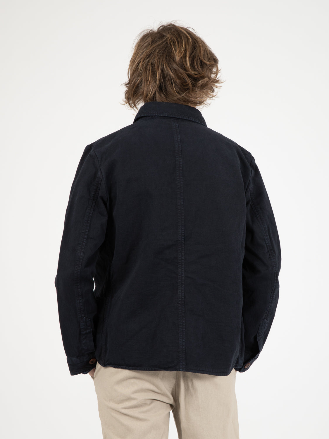 Giacca camicia G514 blu