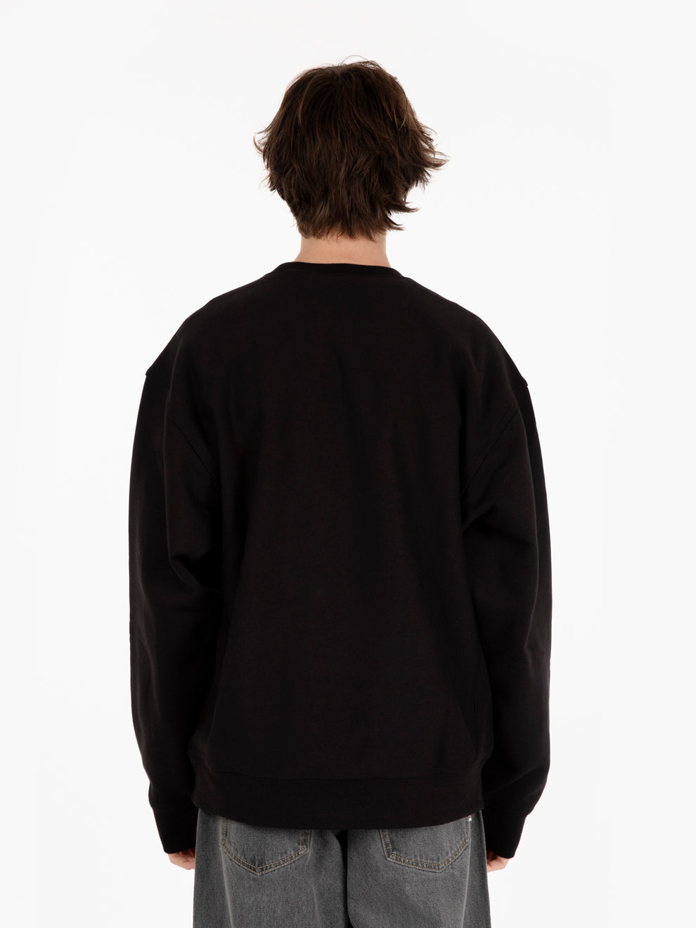 American script sweat black