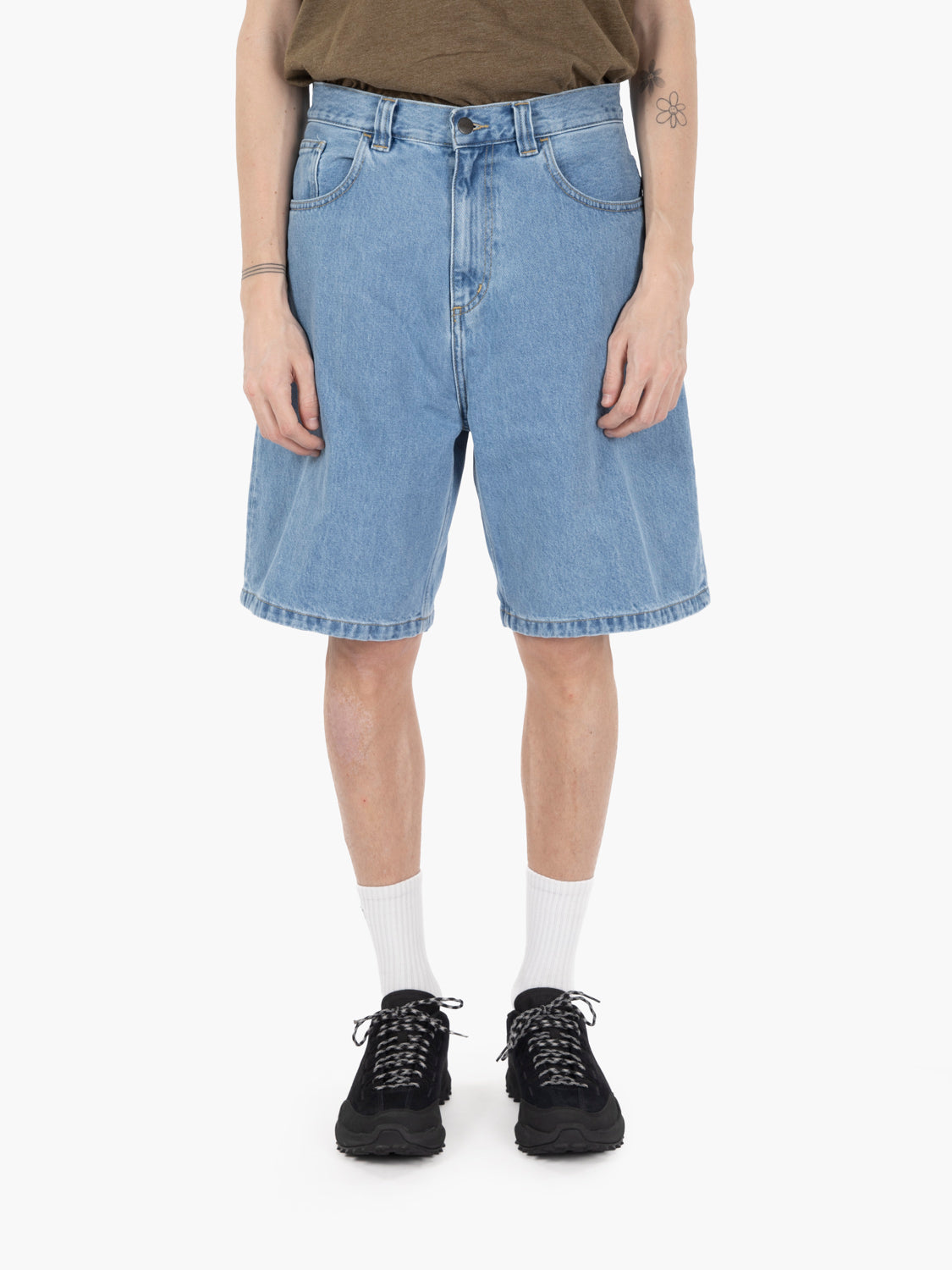 Brandon short blue stone bleached