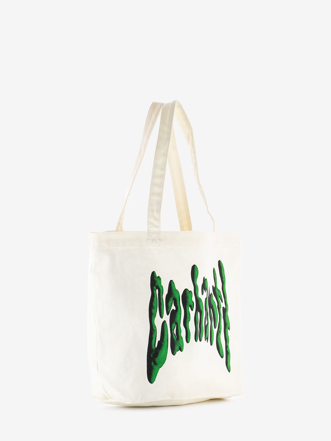 Canvas graphic tote goo print
