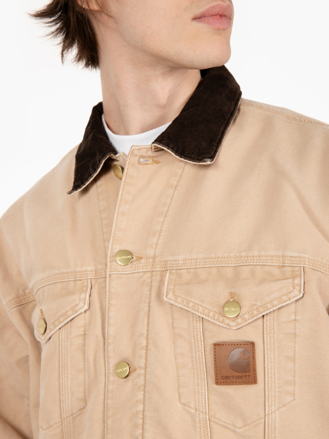 Dayton trucker jacket dusty brown / tobacco