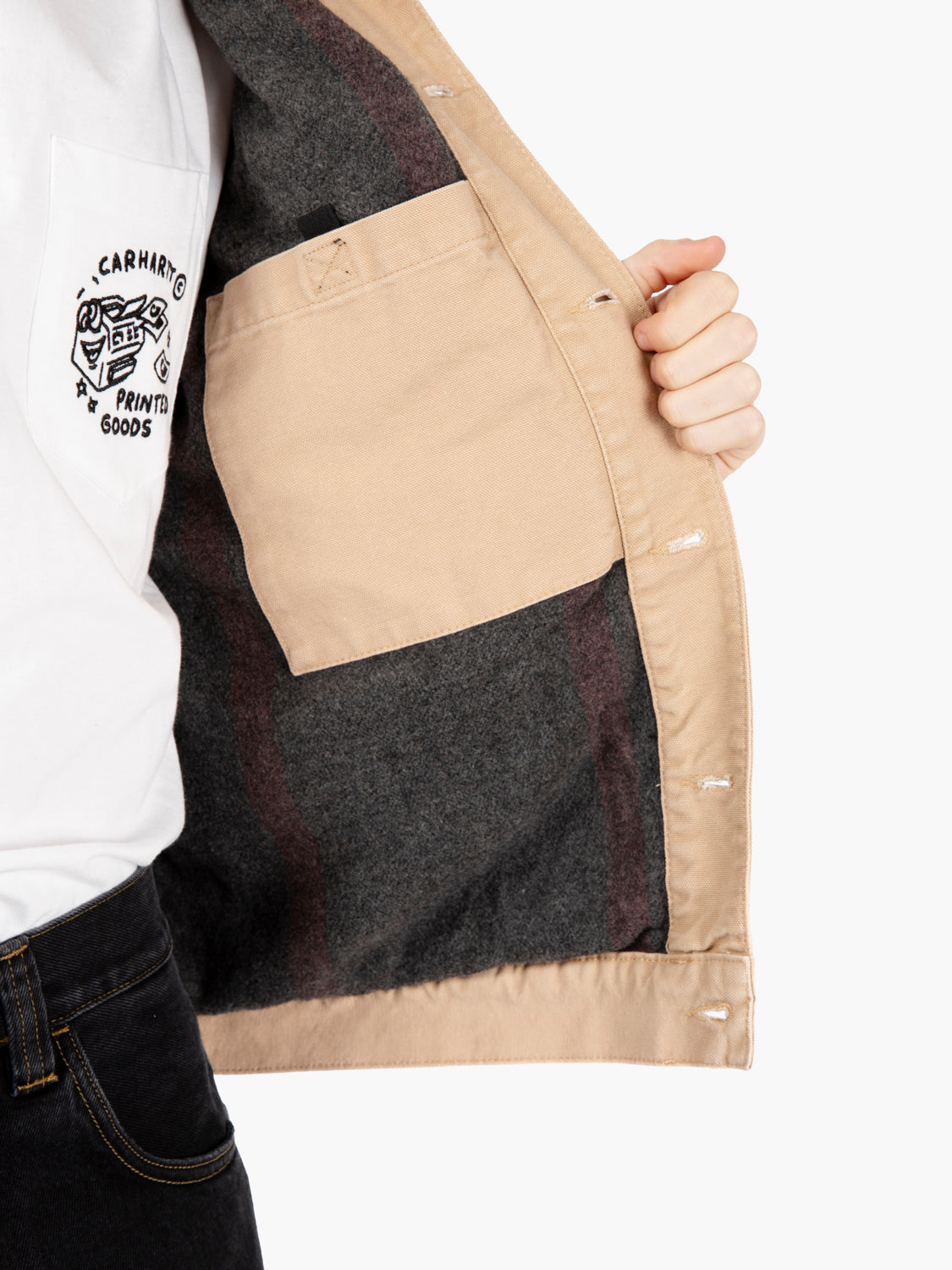 Dayton trucker jacket dusty brown / tobacco