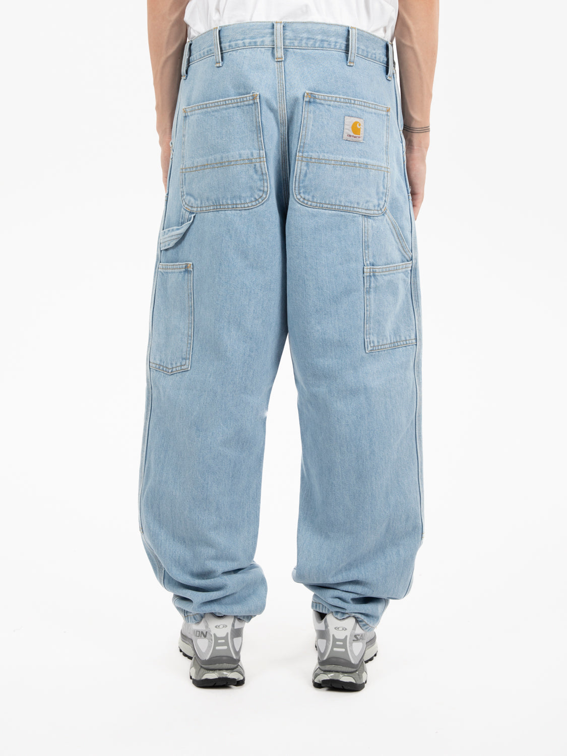 Double knee pant blue