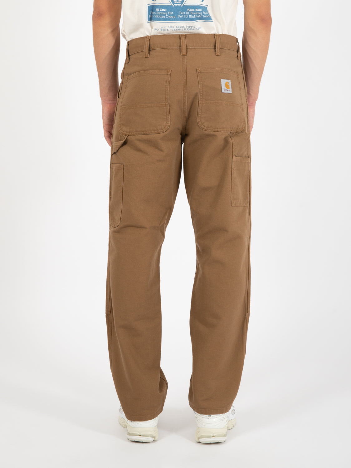 Double knee pant hamilton brown rinsed