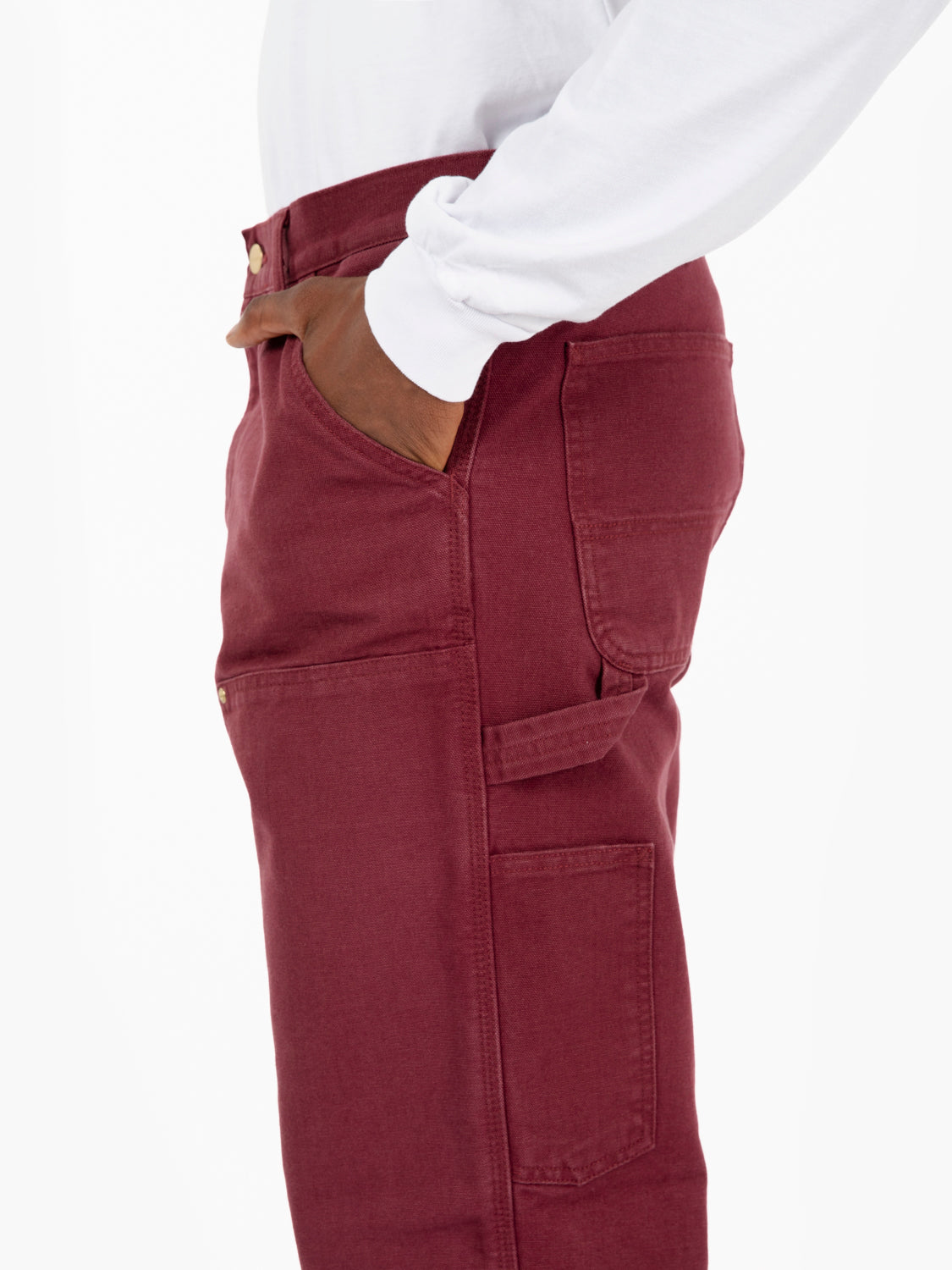 Double knee pant malbec