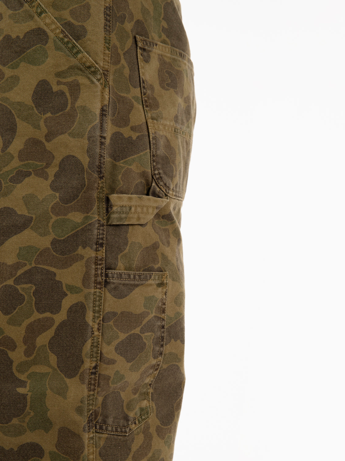 Duck single knee pant camo duck green