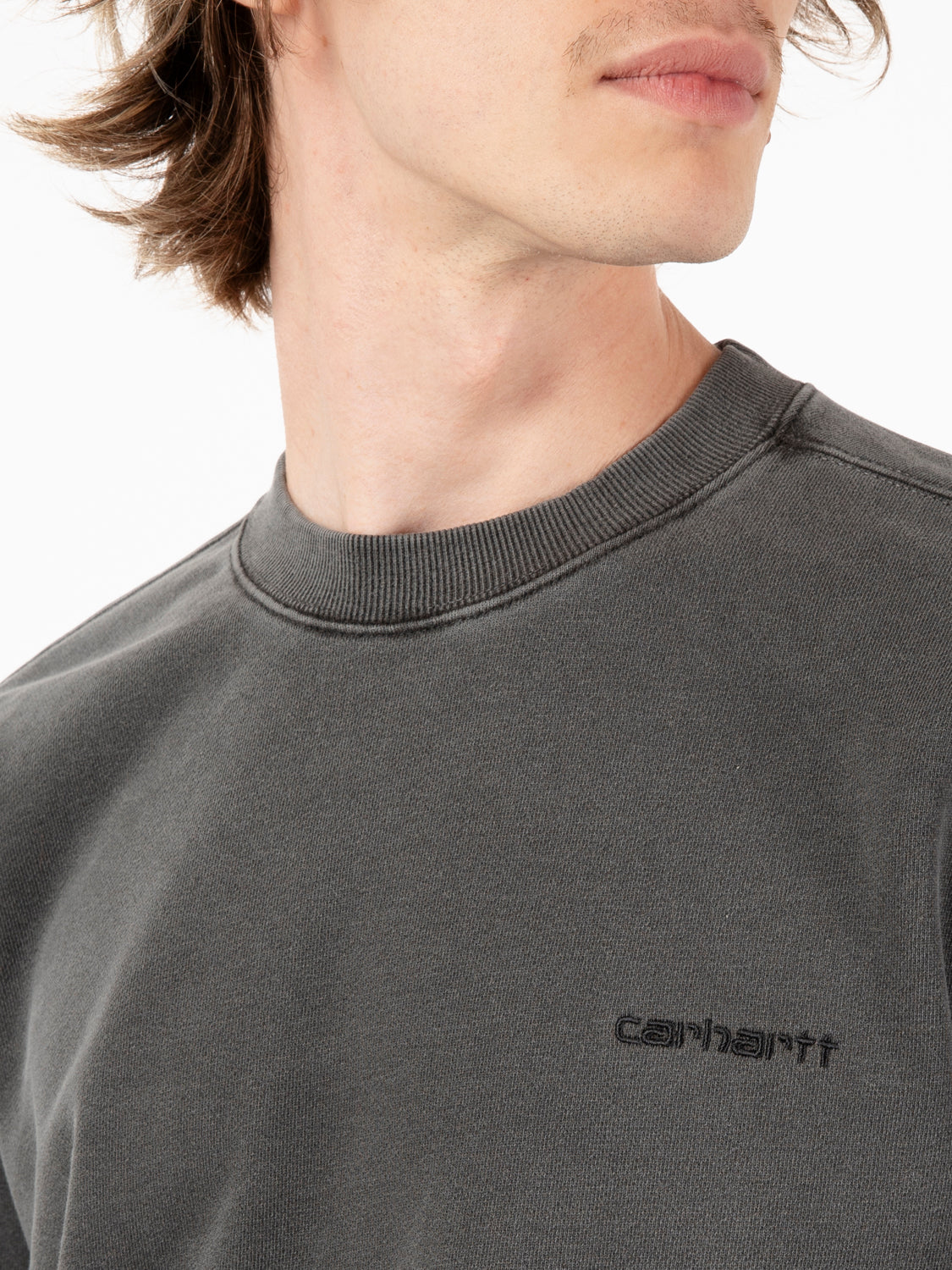 Duster script sweat gray black