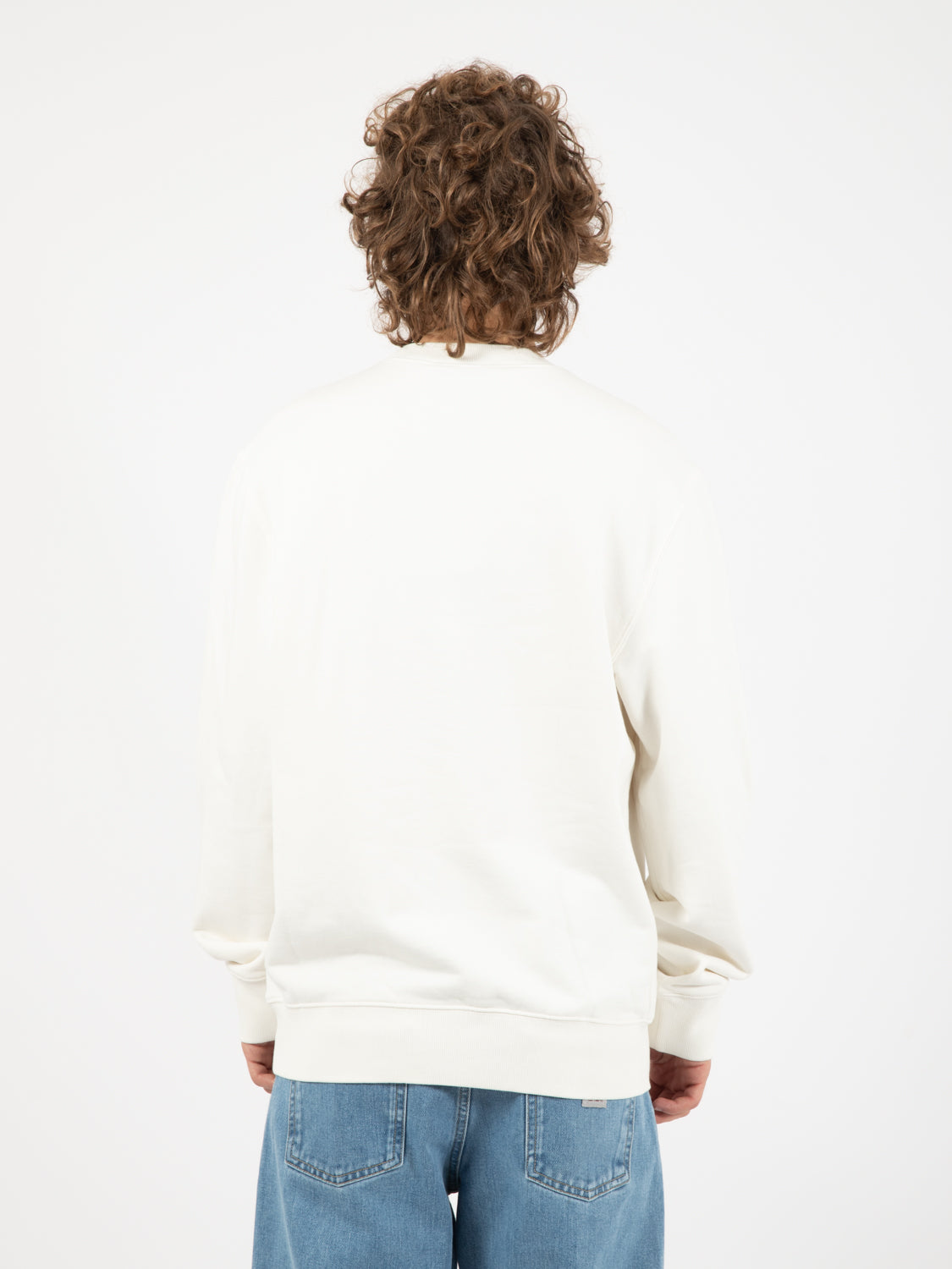 Duster sweat wax garment dyed