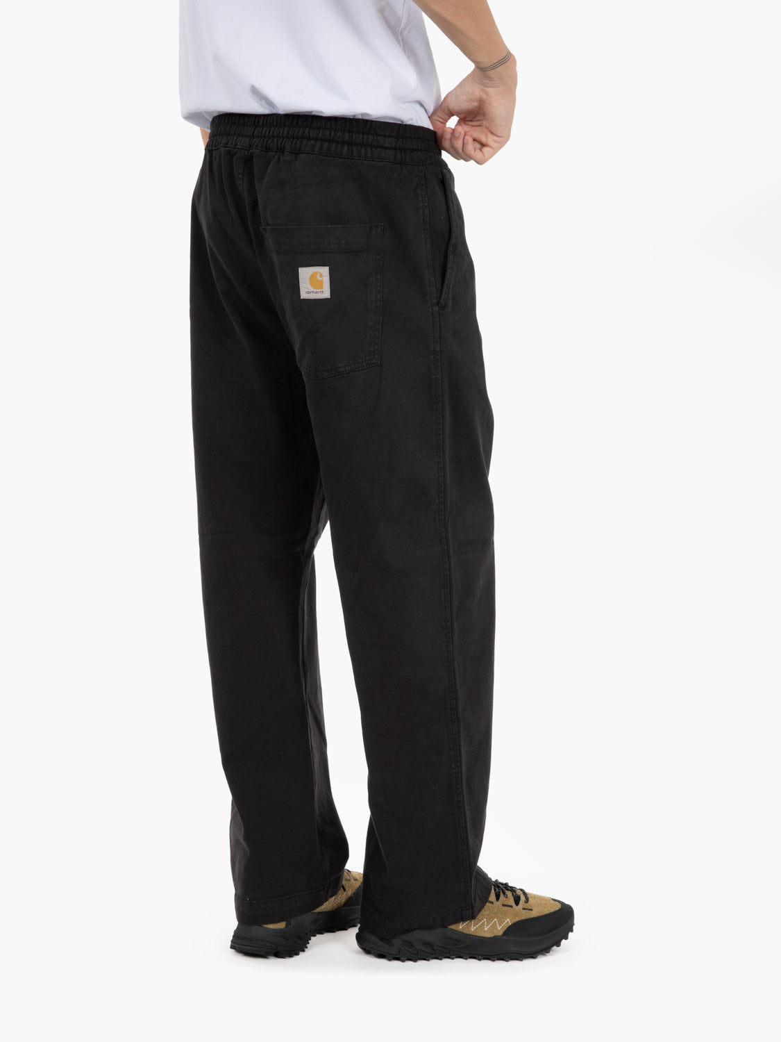 Floyde pant black garment dyed
