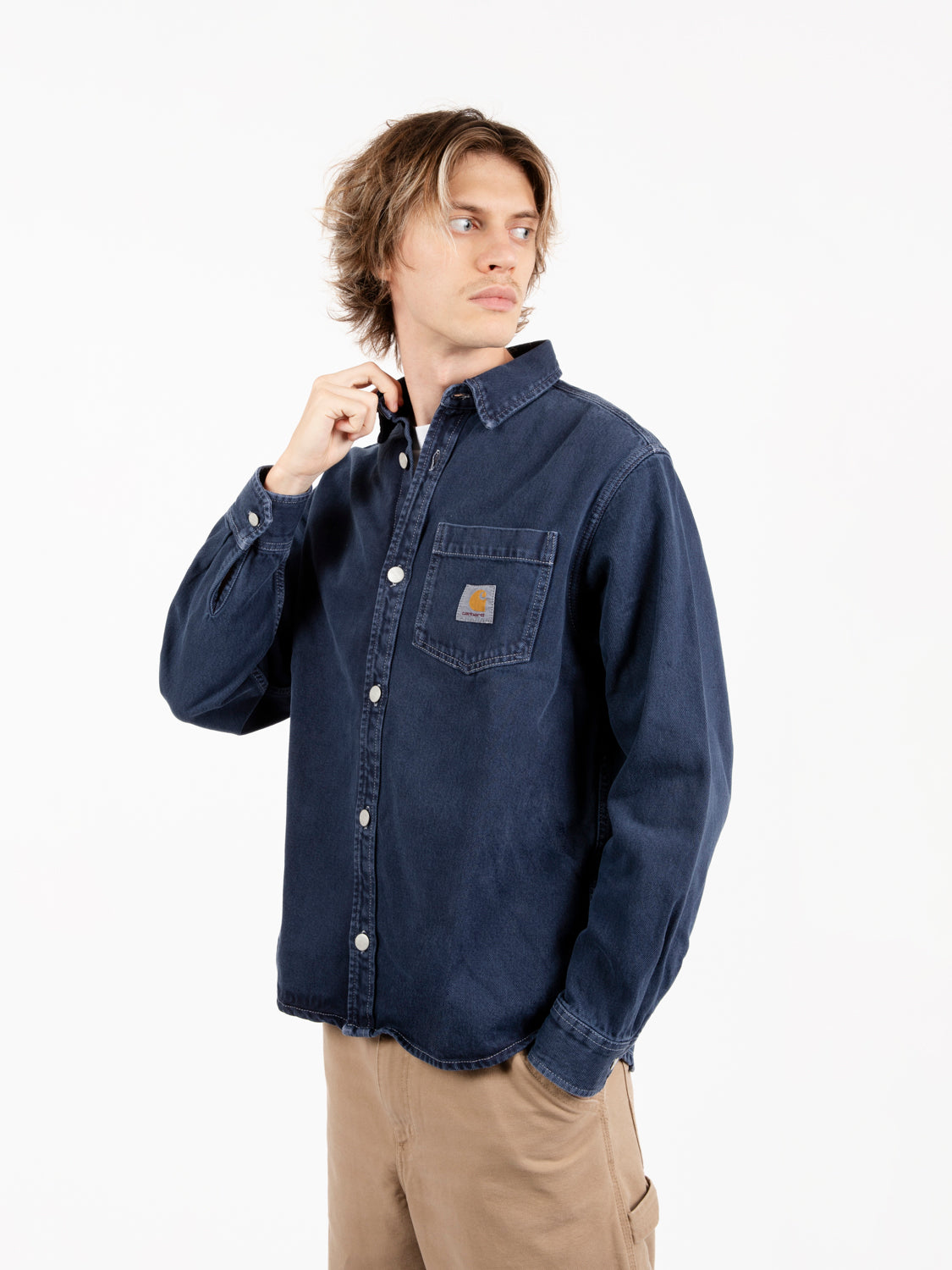 George shirt jacket air force blue