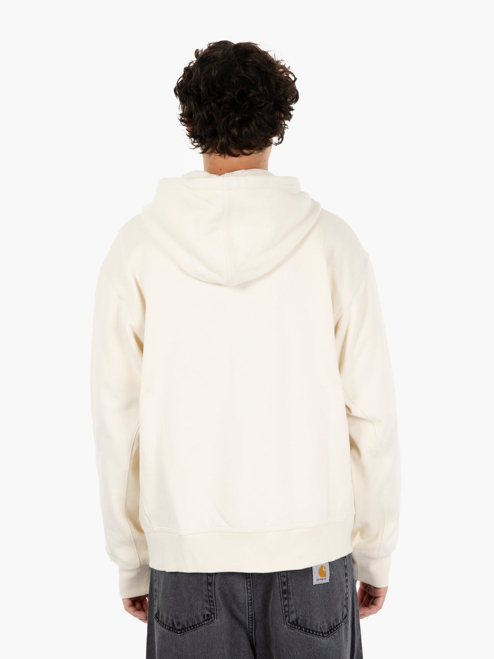 Hooded American Script Jacket natural