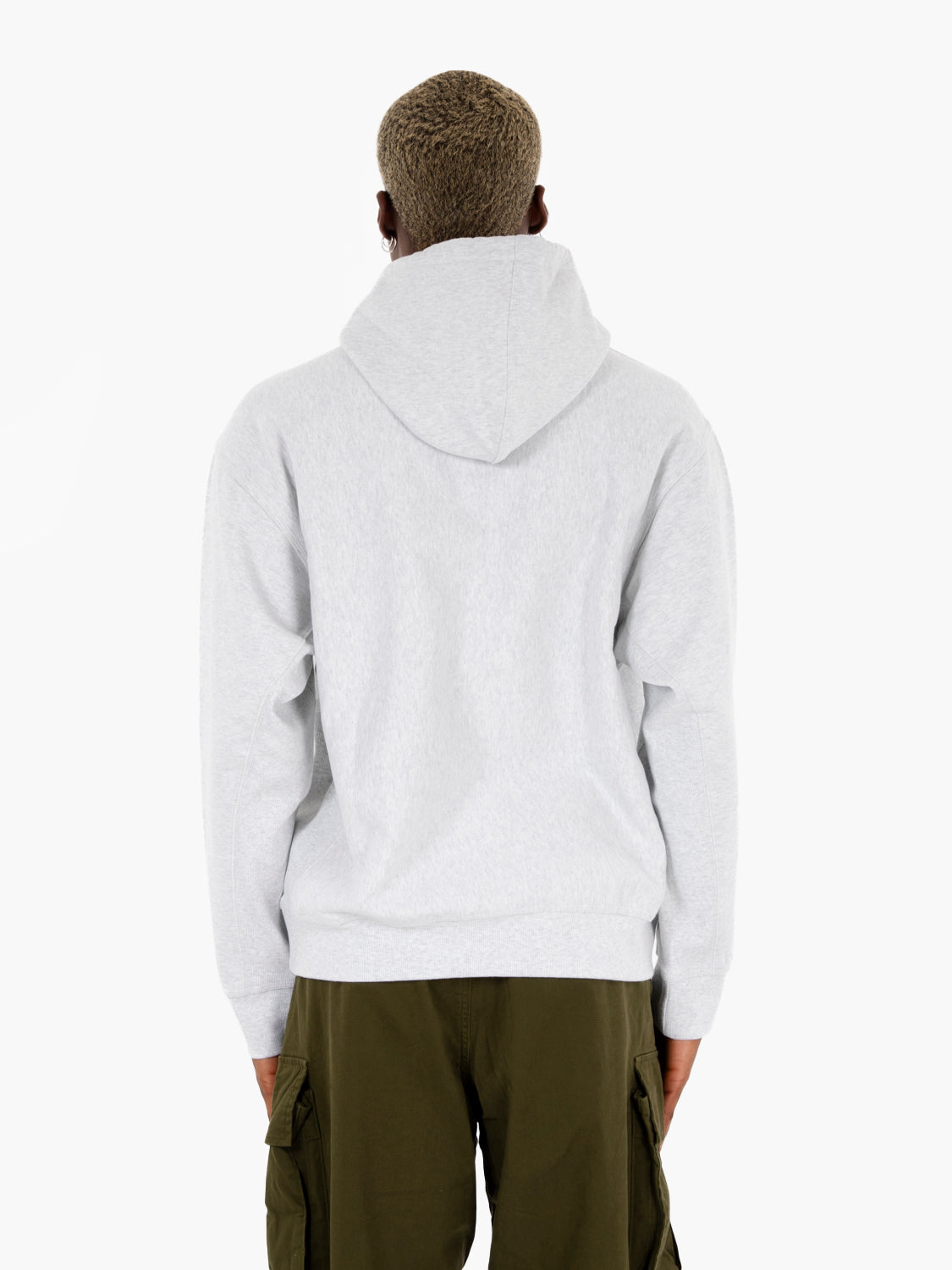 Hooded American Script Sweat Ash Heather