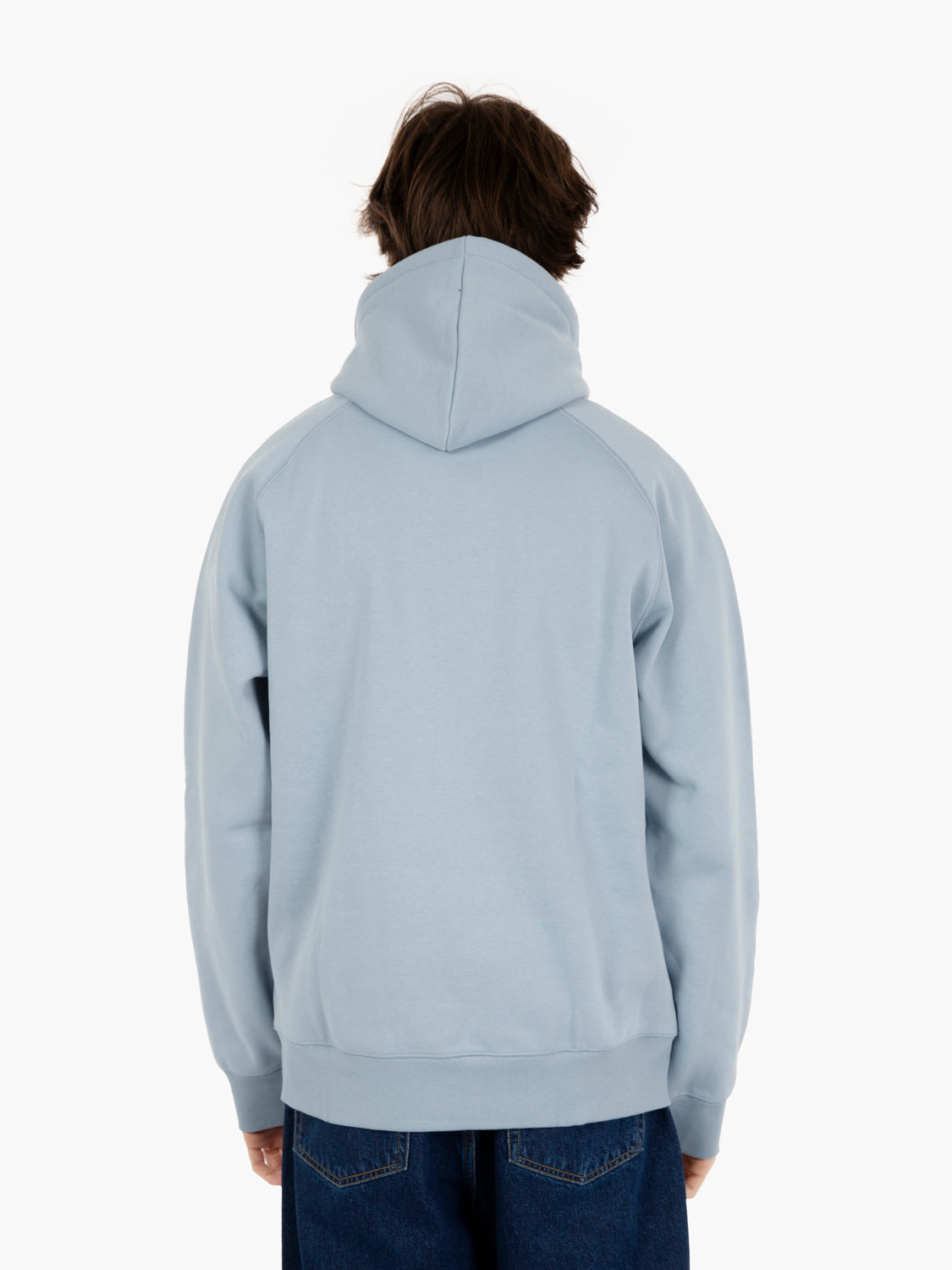 Hooded Chase sweat frosted blue / gold