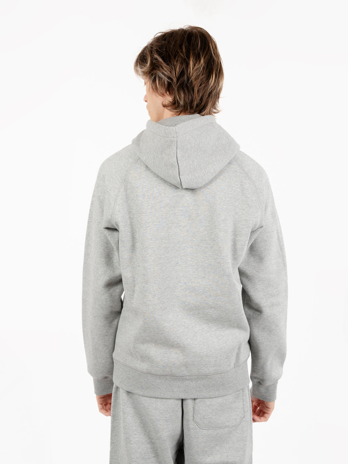 Hooded Chase sweat grey heather / gold