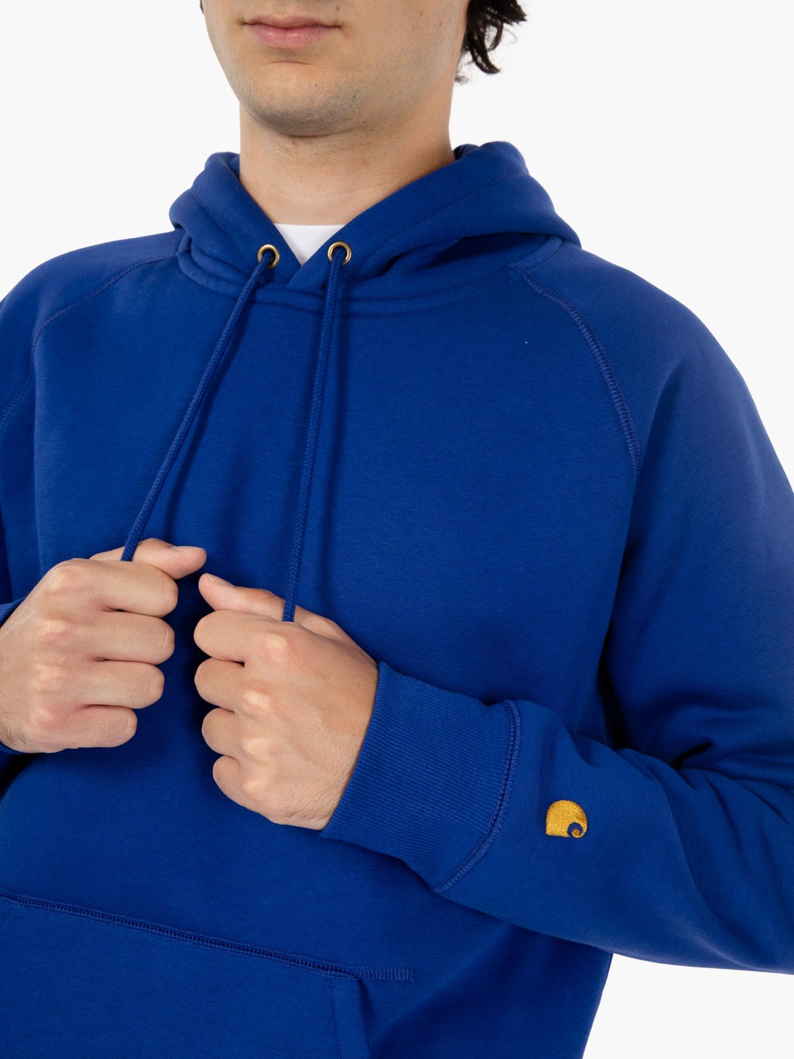 Hooded Chase Sweat wolfsbane / gold