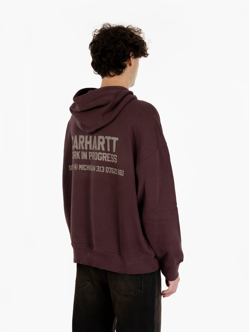 Hooded Distance sweat palisander