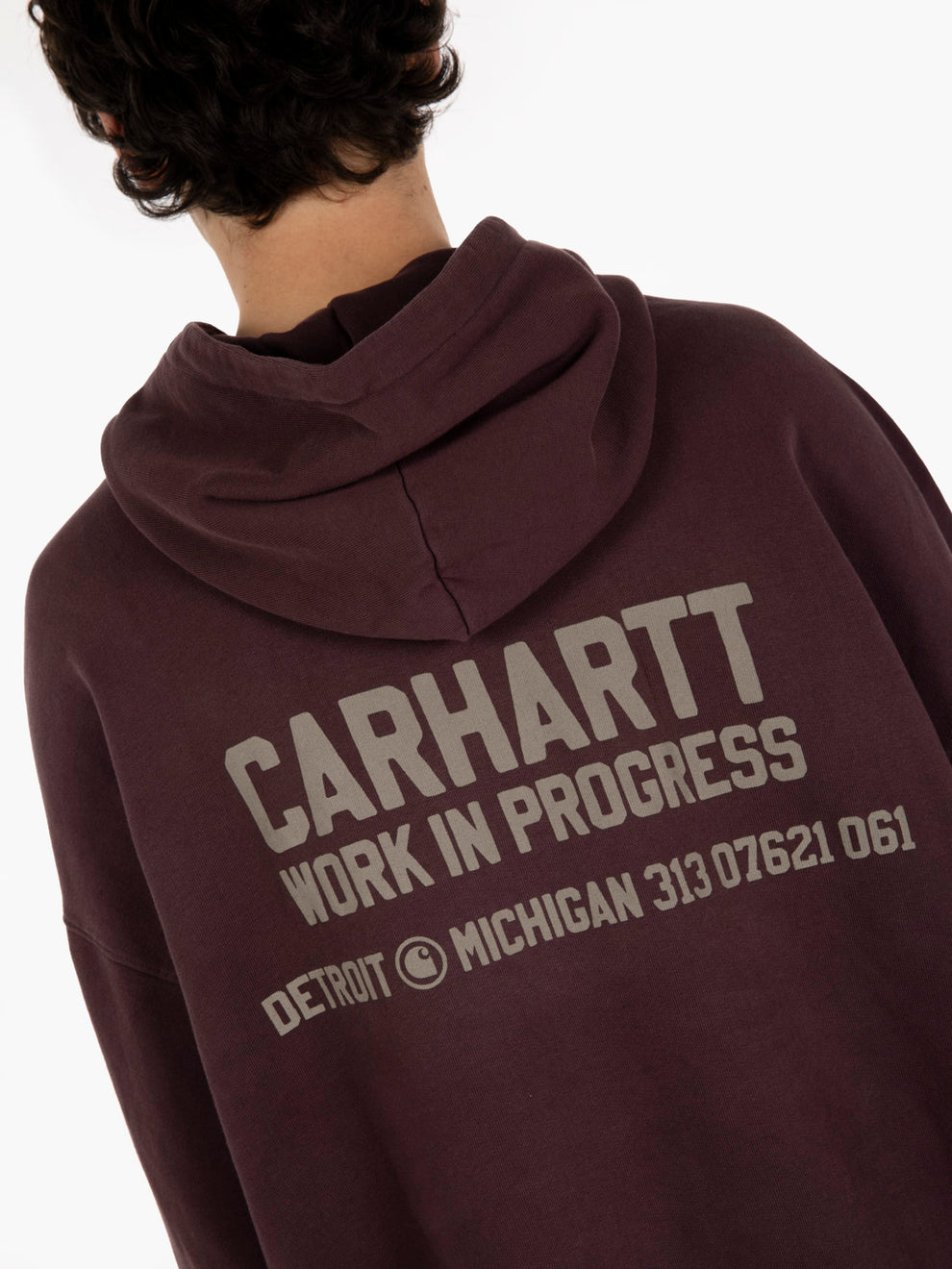 Hooded Distance sweat palisander