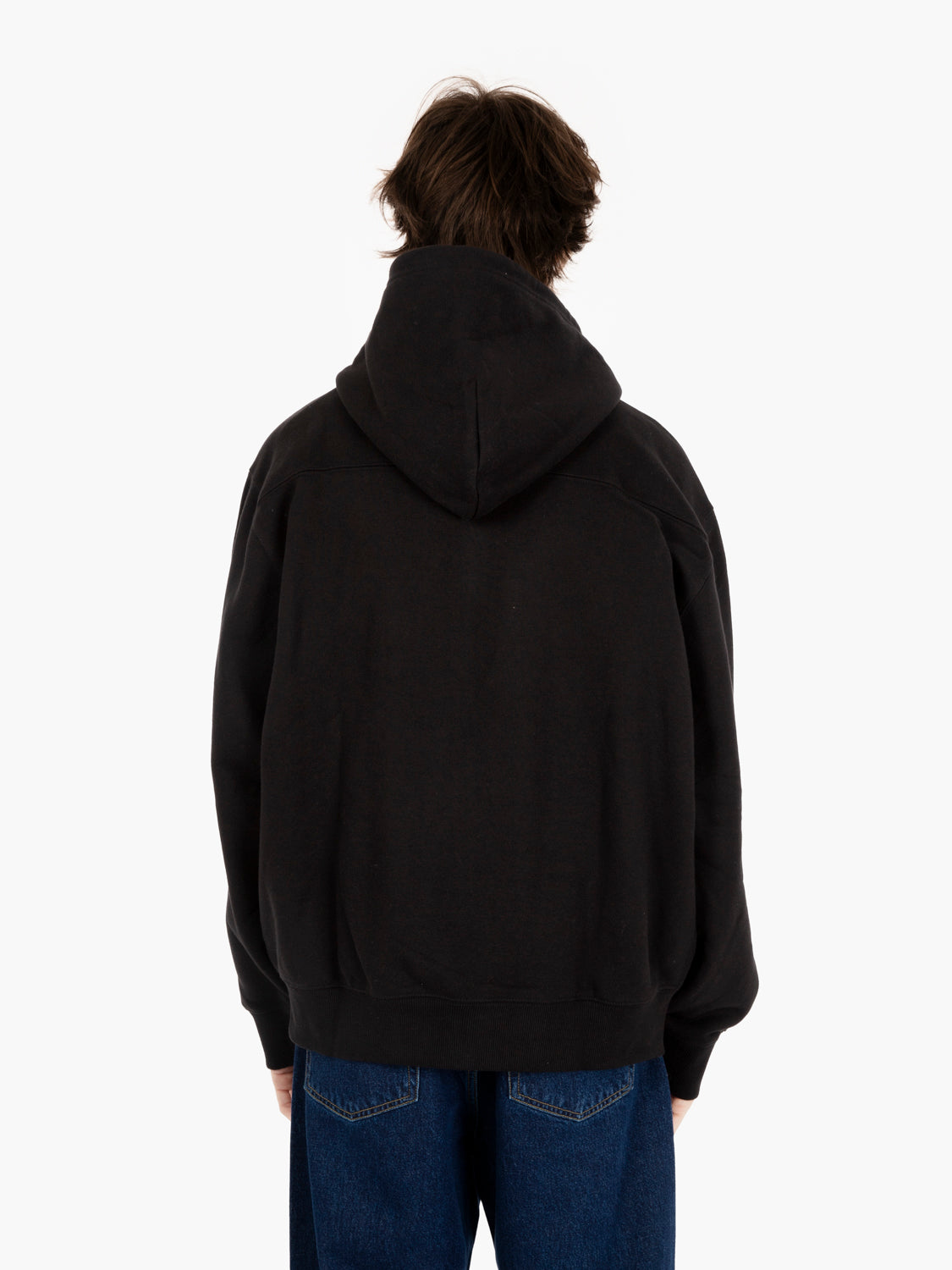 Hooded Eldon sweat jacket black