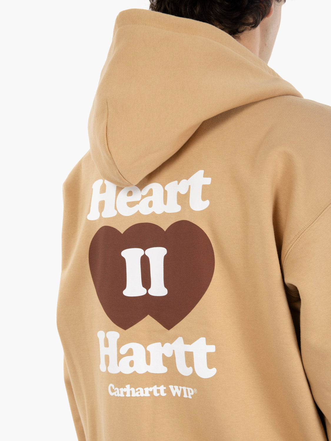 Hooded Heart II sweat jacket dusty brown
