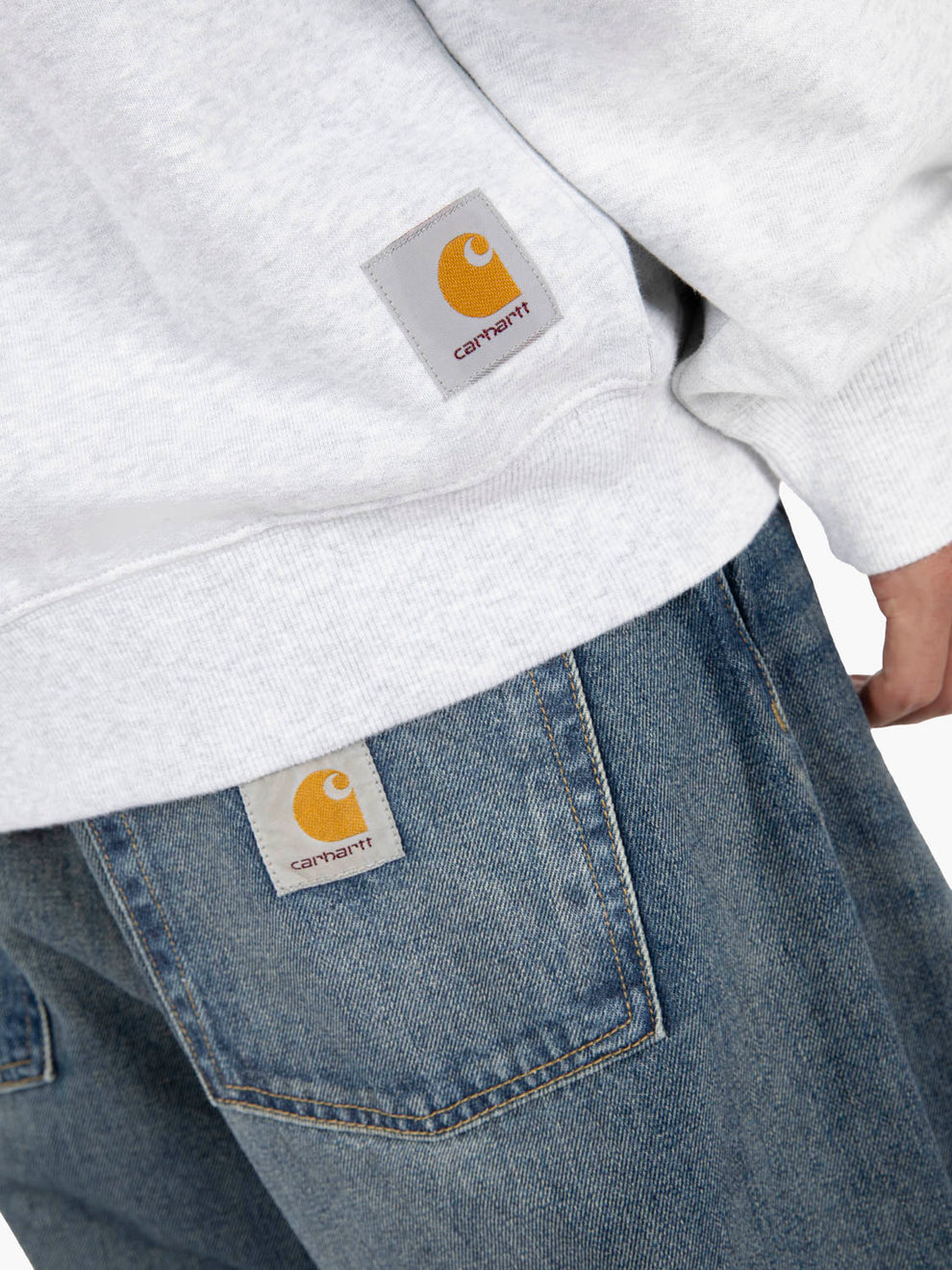 Hooded Mini Wip Sweat jacket ash heather