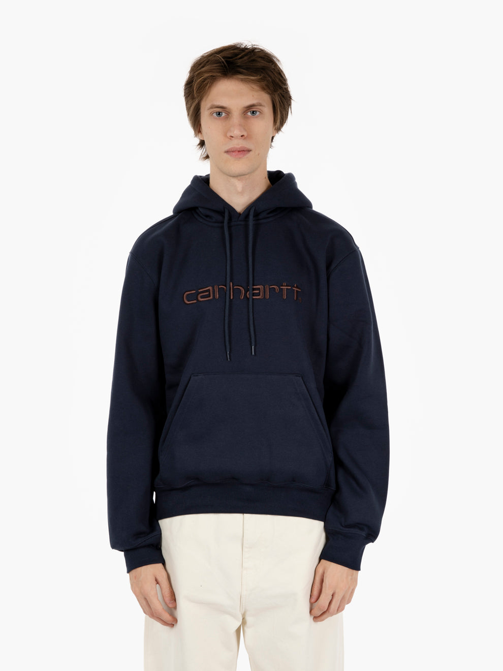 Hooded sweat sycamore night / palisander