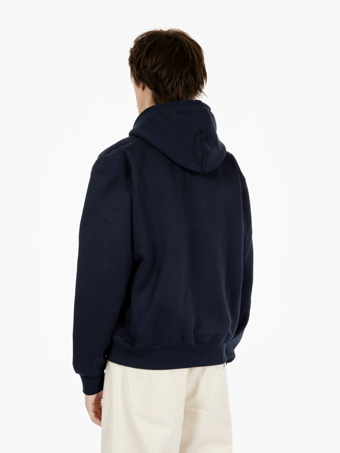 Hooded sweat sycamore night / palisander