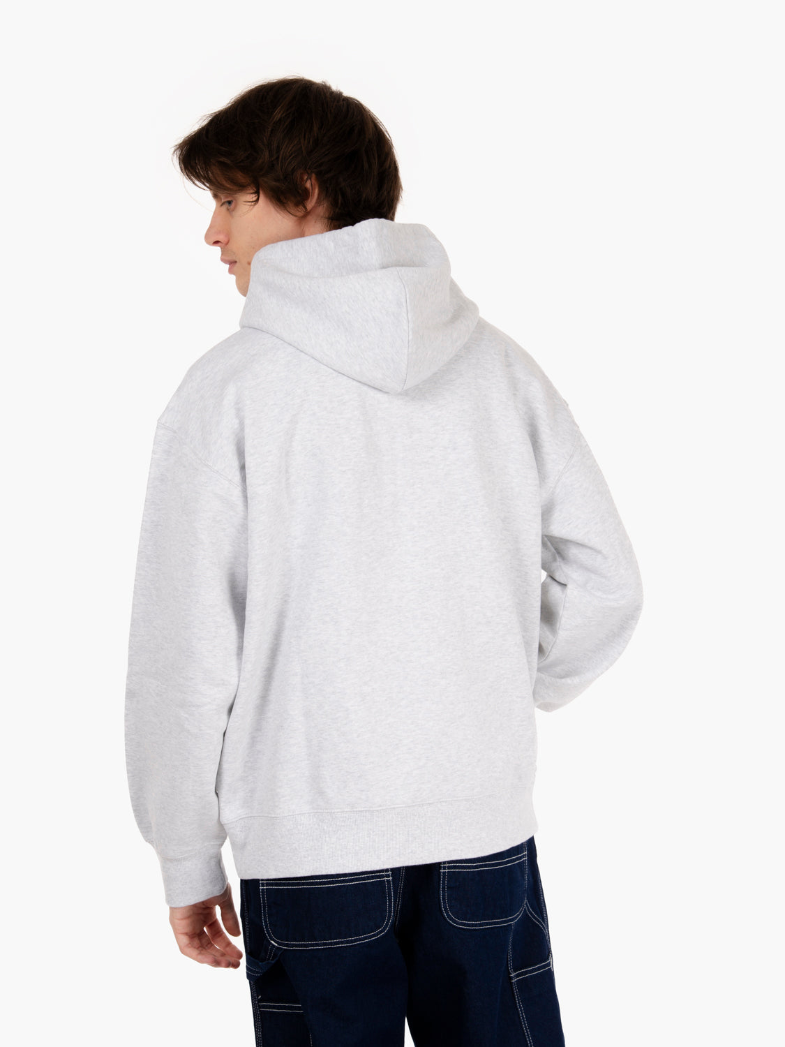 Hooded WIP sweat jacket ash heather