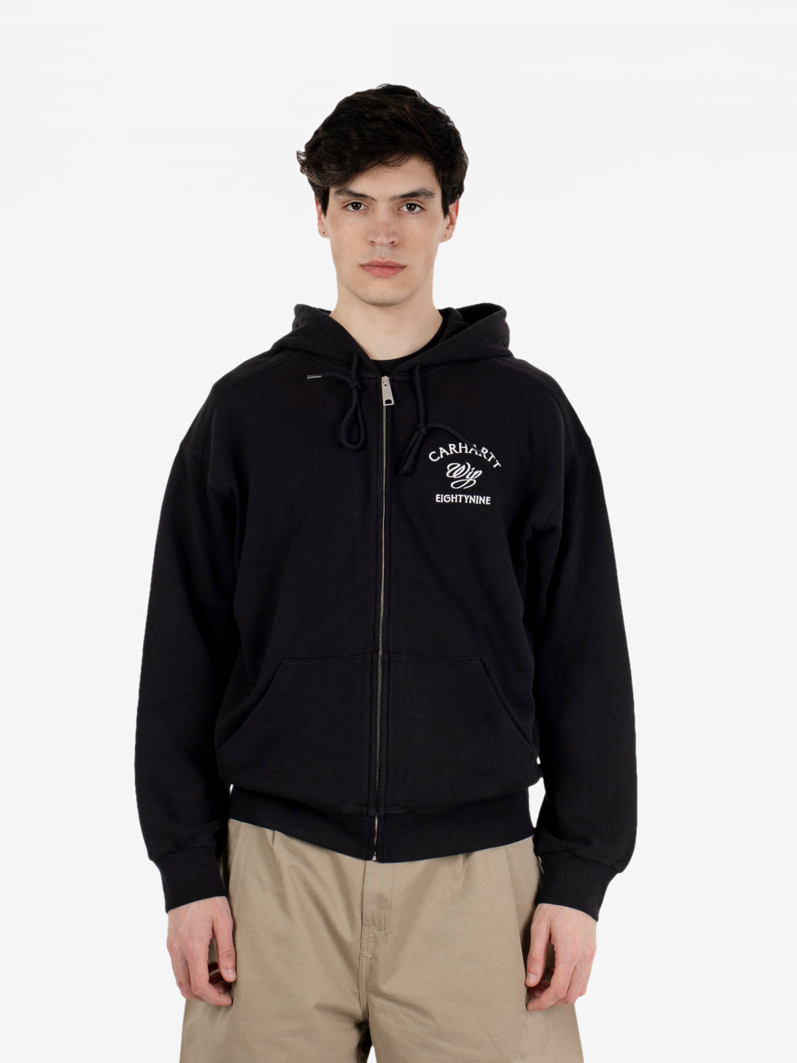 Carhartt WIP - Hooeded Eighty-nine sweat jacket black | STIMM