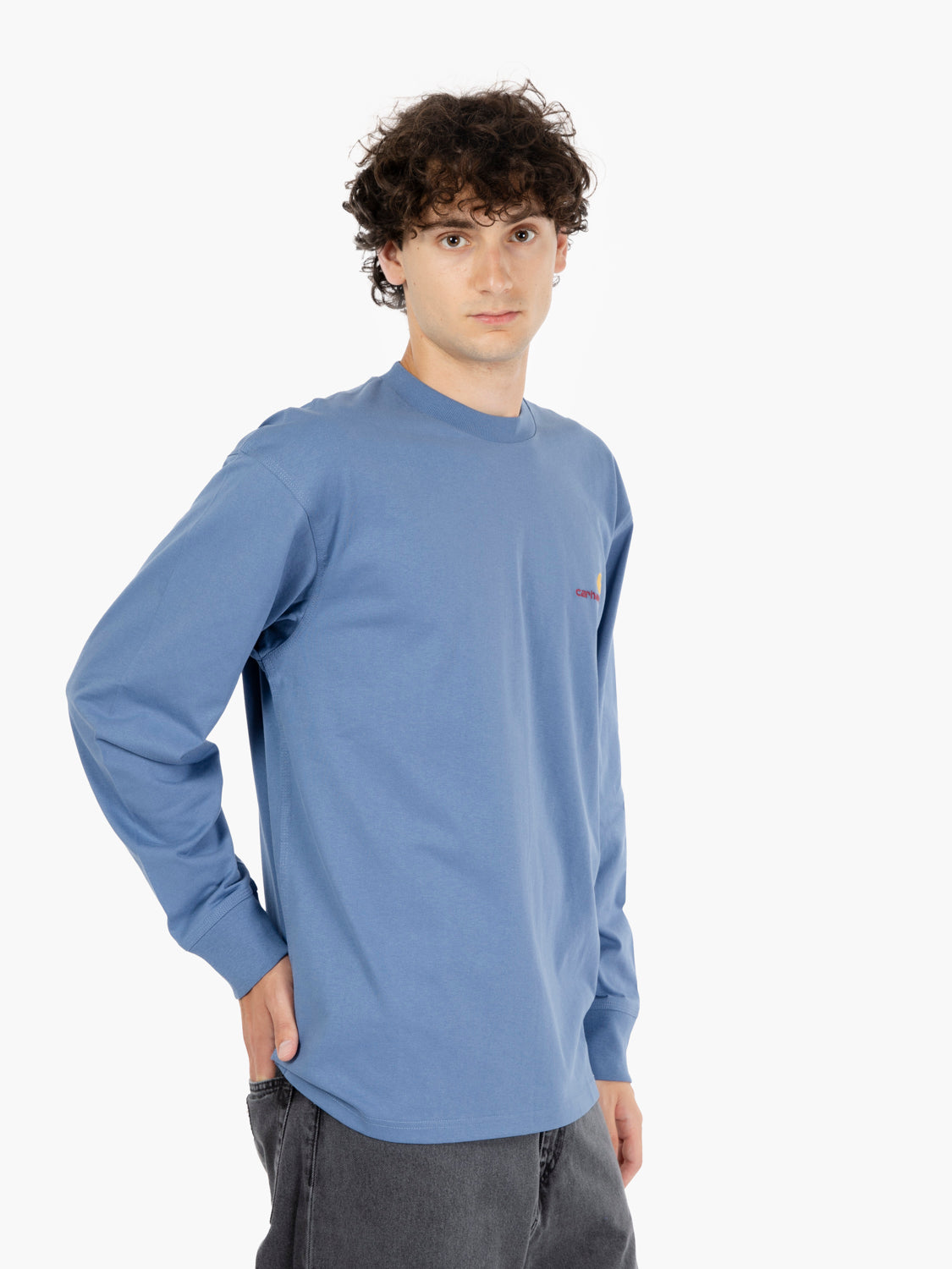 L/S American Script T-shirt sorrent