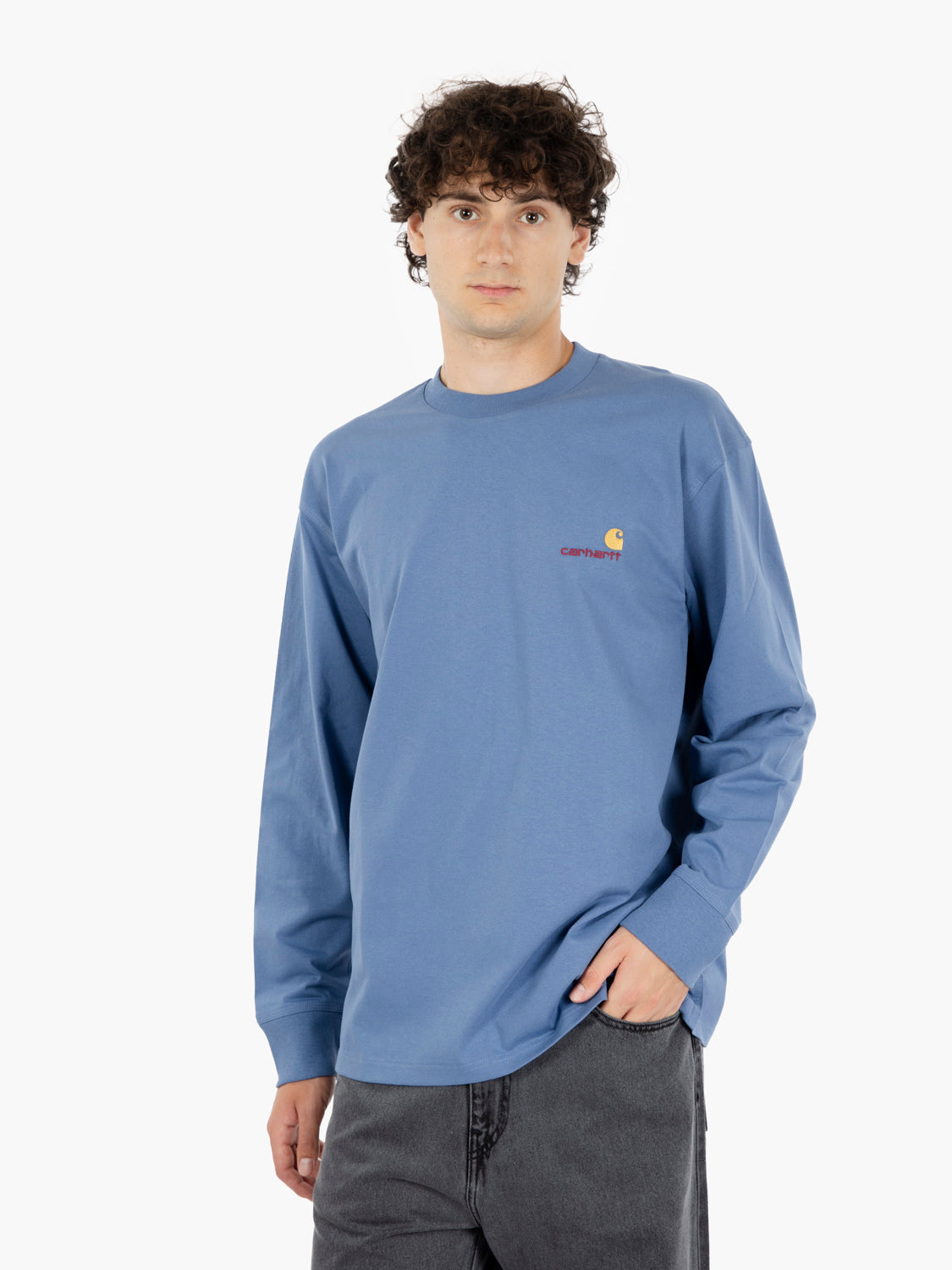 L/S American Script T-shirt sorrent